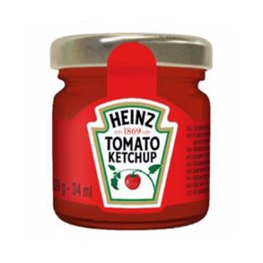Heinz Tomato Ketchup Room Service Jar 39g (80 X 39 G)
